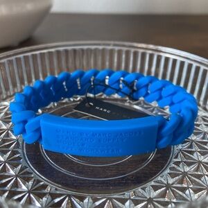 Marc by Marc Jacobs | Blue Silicone Stretch Bracelet